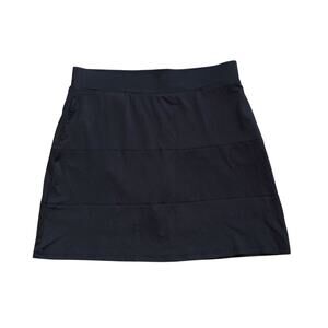 Court Haley Womens XS Black Tennis Skort Pull On Athletic Golf Skirt Pockets